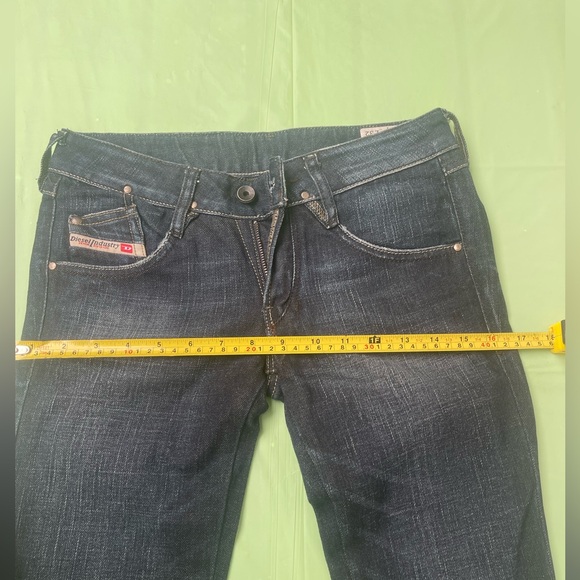 Diesel Woman’s Dark Blue Vintage CLUSH Jeans size 24 New With Tags - Picture 9 of 16